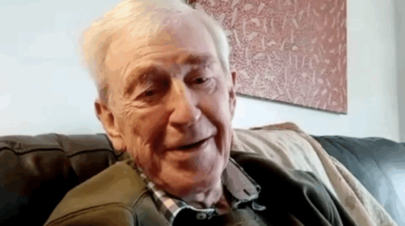 David Bell, 86, spoke to BBC News from his home in Australia