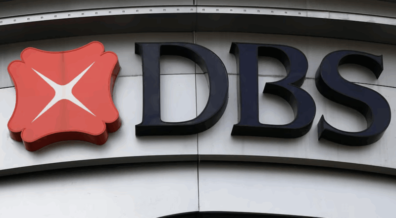 A DBS bank signage. Credit: Reuters