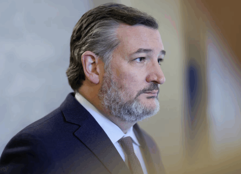 U.S. Senator Ted Cruz (R-TX) leaves the Senate floor after showing up to take part in consideration and a vote on a bill to repeal the Authorization for Use of Military Force against Iraq, on Capitol Hill in Washington, U.S., March 21, 2023. REUTERS/Leah Millis/File Photo Purchase Licensing Rights, opens new tab