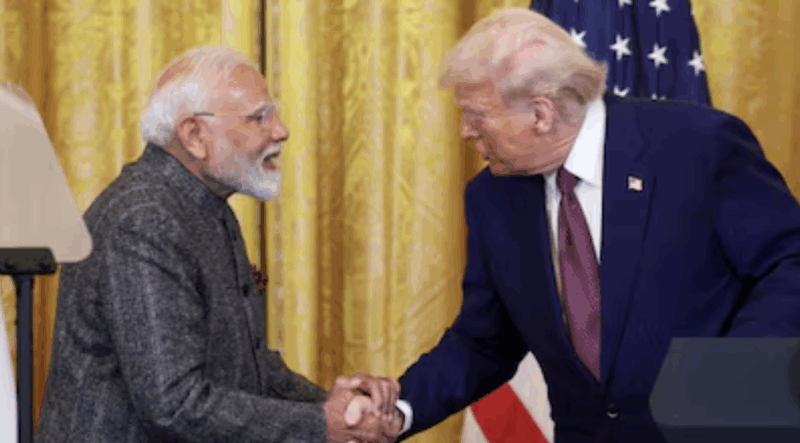 US President Donald Trump and PM Modi (File image/Reuters)